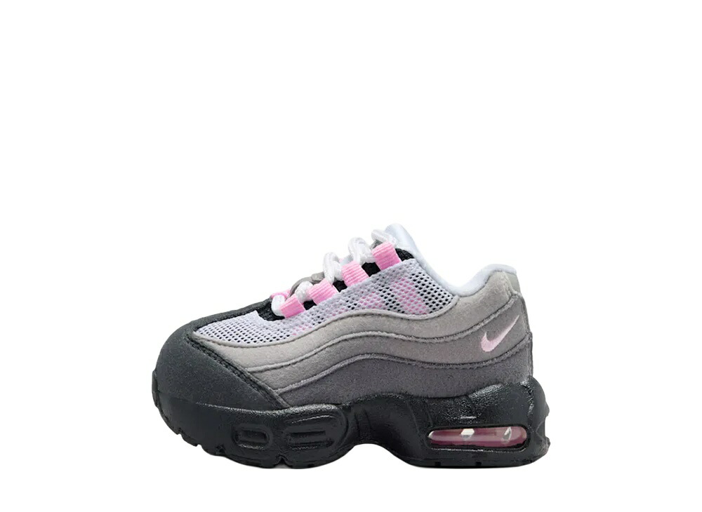 ＼百貨店大売り出し／1000円クーポン券ふり出し中！Nike ナイキ TD リトル マックス \u002795 ミディアムグレー/サクラ色質問用紙 (キッズ) ナイキ 905462-075 メンズ スニーカー 駈けっくらシューズ 21SN-905462-075