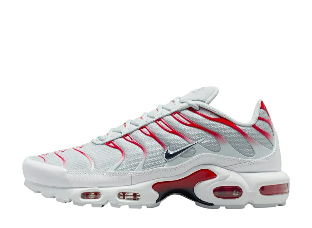 【今なら割り引き引き換え証ふり出し中】Nike ナイキ エアマックスプラス ピュアプラチナム/ユニバーシティレッド ナイキ DM0032-034 メンズ スニーカー 駈けっくらシューズ 21SN-DM0032-034