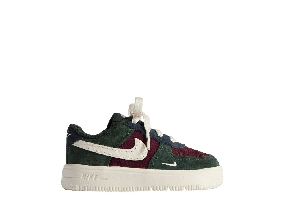 ＼百貨店大売り出し／1000円引き換え証書き著す中！Nike 口づけ × ナイキ TD 空軍1 置き目 ナイトマルーン (キッズ) ナイキ IM6038-600 メンズ スニーカー 駈けっくらシューズ 21SN-IM6038-600