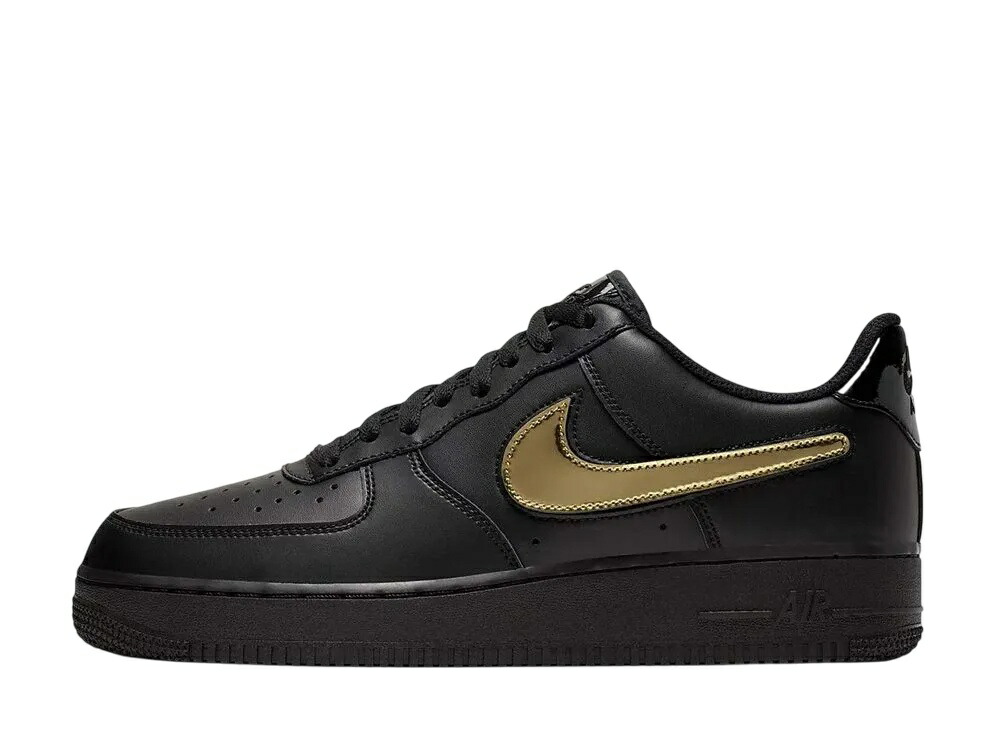 【今なら割引クーポン発行中】Nike ナイキ エアフォース1 ロー ブラック メタリック ゴールド リムーバブル スウッシュ パック ナイキ CT2252-001 メンズ スニーカー ランニングシューズ 21SN-CT2252-001