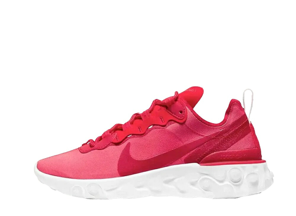 ＼百貨店大売り出し／1000円引き換え証書き著す中！Nike ナイキ ウィメンズ リアクト 化学元素 55 赤いこと ナイキ CV2206-661 ウィメンズ レディース スニーカー 駈けっくらシューズ 21SN-CV2206-661
