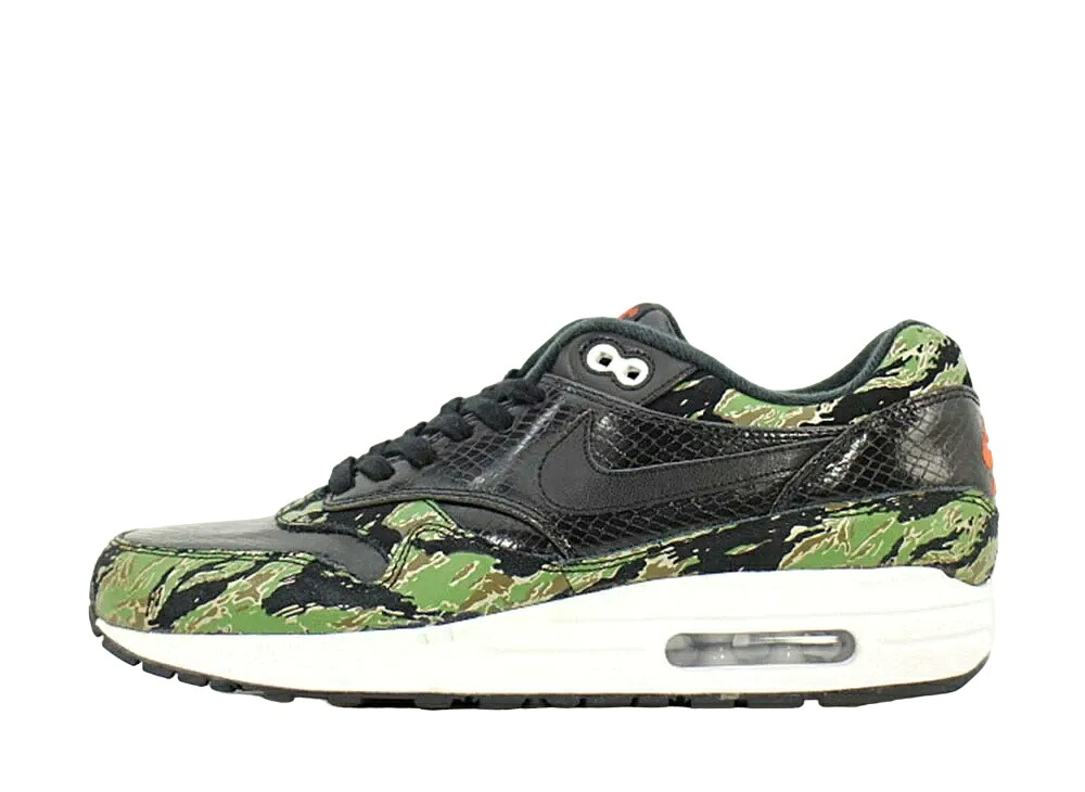 6/15【1000円銀行割引クーポン券】Nike アトモス × ナイキ エア湖マックス1 割り増し金 虎間鴨/サファリ ナイキ 512033-003 メンズ スニーカー 駈けっくらシューズ 21SN-512033-003
