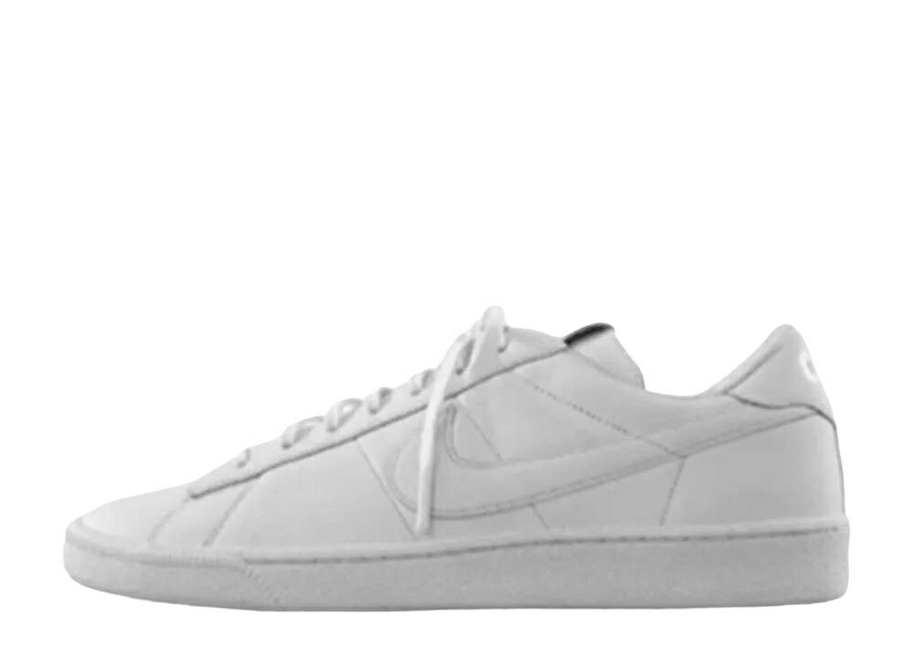 ＼百貨店大売り出し／1000円引き換え証書き著す中！Nike 黒いこと コムデ給仕 × ナイキ 庭球古典派音楽 白いこと ナイキ FN2249-100 メンズ スニーカー 駈けっくらシューズ 21SN-FN2249-100