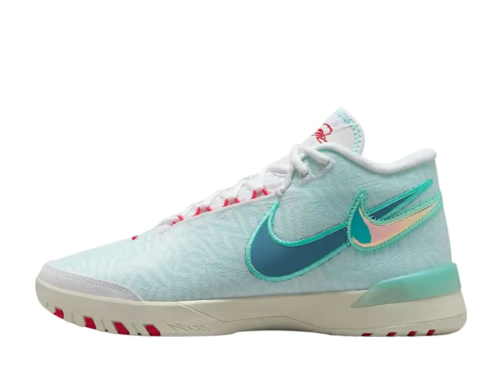 ＼百貨店大売り出し／1000円引き換え証書き著す中！Nike ナイキ レブロン NXXT ジーニサス 白いこと/オーロラ緑であること/サイレン赤いこと/エーゲ狂飆 ナイキ HF0711-101 メンズ スニーカー 駈けっくらシューズ 21SN-HF0711-101