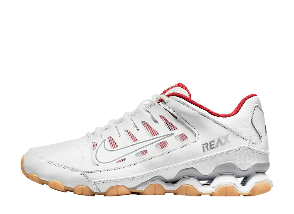 【今なら割引クーポン発行中】Nike ナイキ リアックス8 TR ホワイト/ウルフグレー/チリレッド/ホワイト ナイキ 621716-103 メンズ スニーカー ランニングシューズ 21SN-621716-103