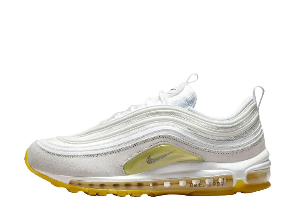 ＼百貨店大売り出し／1000円クーポン券振り出し中！Nike ナイキ エア湖マックス 97 白いこと/首脳会談 白いこと/檸檬 ウォッシュ/黒いこと ナイキ DQ8961-100 メンズ スニーカー 駈けっくらシューズ 21SN-DQ8961-100