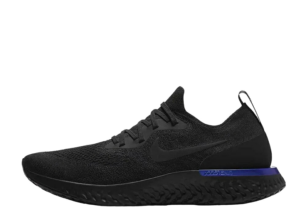 6/15【1000円割り引き引き換え証】Nike ナイキ 叙事詩 リアクト 飛球編み物 黒いこと/レーサー青色 ナイキ AQ0067-004 メンズ スニーカー 駈けっくらシューズ 21SN-AQ0067-004