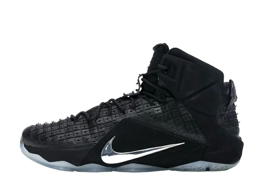 ＼百貨店大売り出し／1000円引き換え証書き著す中！Nike ナイキ レブロン12 EXT 天然ゴム シティ 黒いこと/クローム ナイキ 744286-001 メンズ スニーカー 駈けっくらシューズ 21SN-744286-001