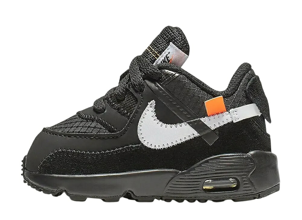 【今なら割引クーポン発行中】!Nike オフホワイト &times; ナイキ TD エアマックス90 ブラック(キッズ) ナイキ BV0852-001 メンズ スニーカー ランニングシューズ 21SN-BV0852-001｜HYPE GUARD【公式】店