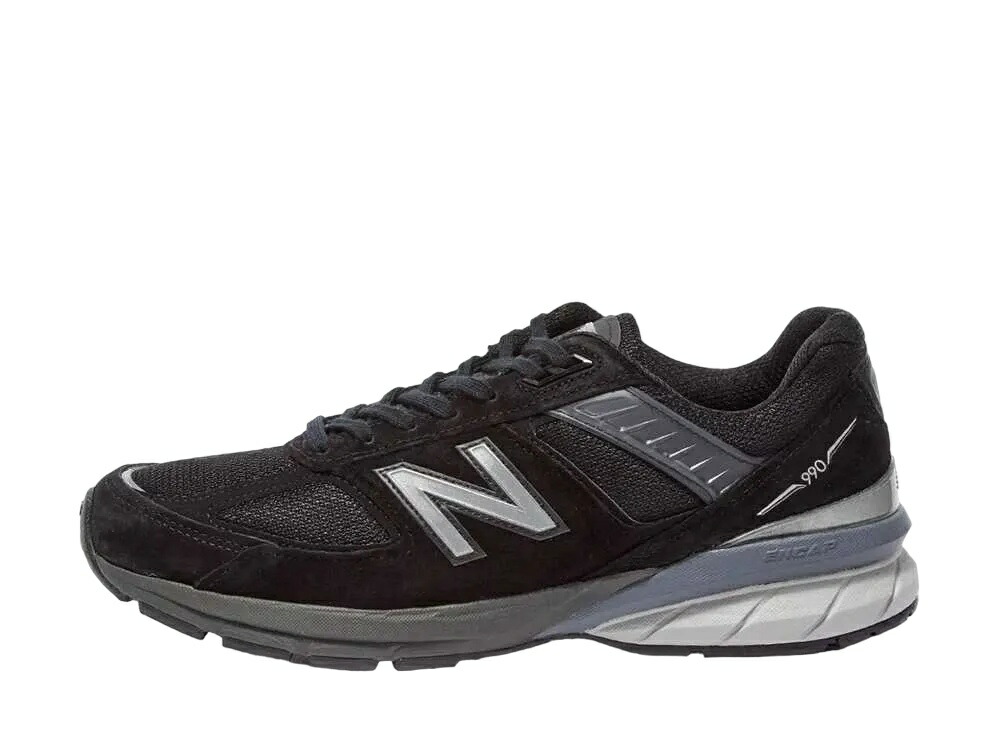＼百貨店大売り出し／1000円引き換え証書き著す中！New Balance ニュー平衡にする 990V5 黒いこと ニュー平衡にする M990BK5 メンズ スニーカー 駈けっくらシューズ 21SN-M990BK5