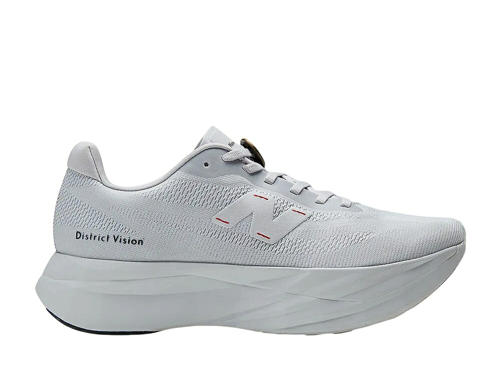 【今なら割引クーポン発行中】New Balance ディストリクトビジョン × ニューバランス SC エリートV5 パールグレー/ブラック ニューバランス MRCELDI5 メンズ スニーカー ランニングシューズ 21SN-MRCELDI5