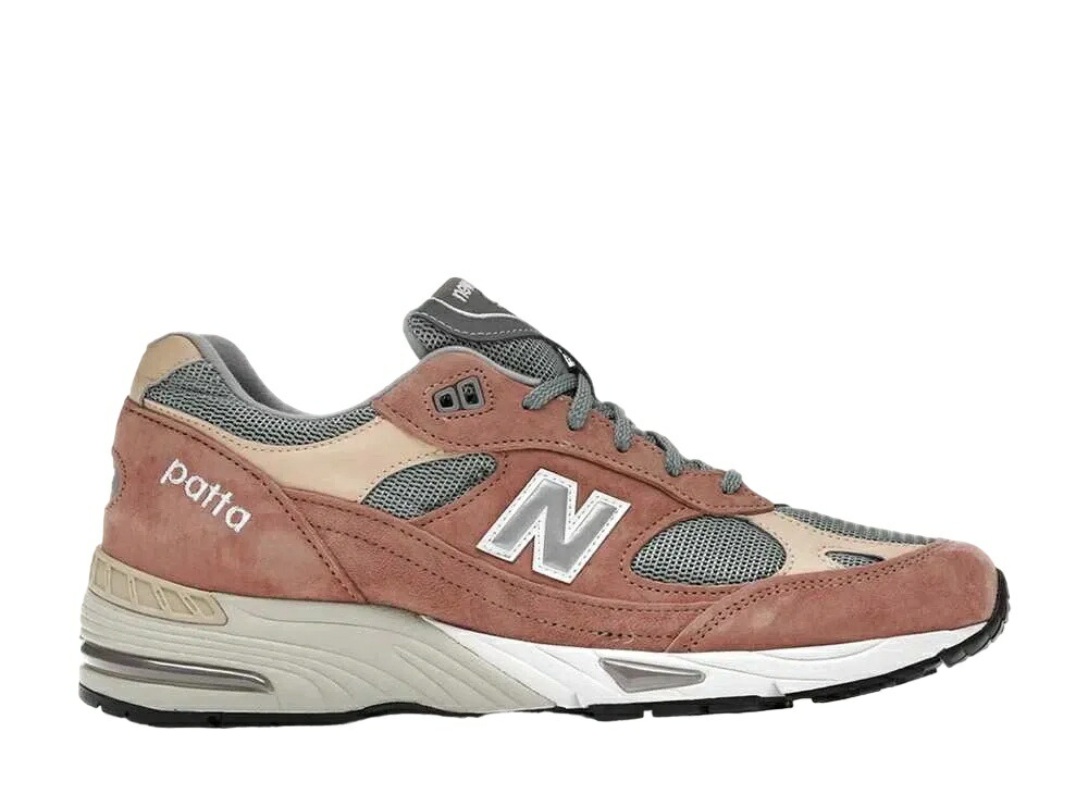 ＼百貨店大売り出し／1000円クーポン券ふり出し中！New Balance パタ × ニュー平衡にする 991 キルク/ともし火 ペトロル ニュー平衡にする M991PAT メンズ スニーカー 駈けっくらシューズ 21SN-M991PAT