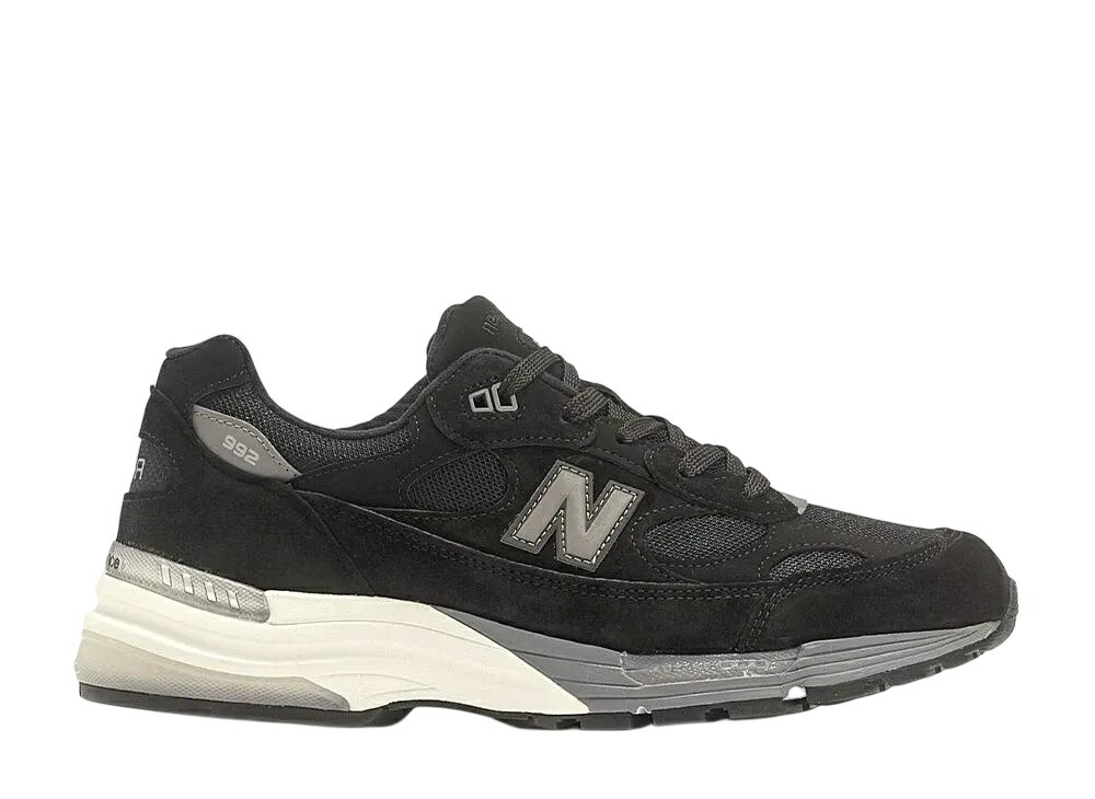 ＼百貨店大売り出し／1000円引き換え証書き著す中！New Balance ニュー平衡にする 992 お手伝いさん はたご屋 USA 黒いこと ニュー平衡にする M992BL メンズ スニーカー 駈けっくらシューズ 21SN-M992BL