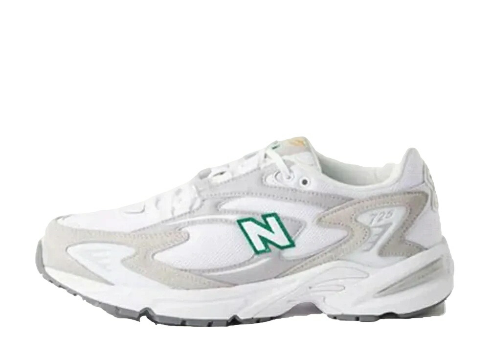 ＼百貨店大売り出し／1000円クーポン券振り出し中！New Balance もの言う花＆青少年 × ニュー平衡にする 725 白いこと/ともし火薄墨色 ニュー平衡にする ML725WR1 メンズ スニーカー 駈けっくらシューズ 21SN-ML725WR1