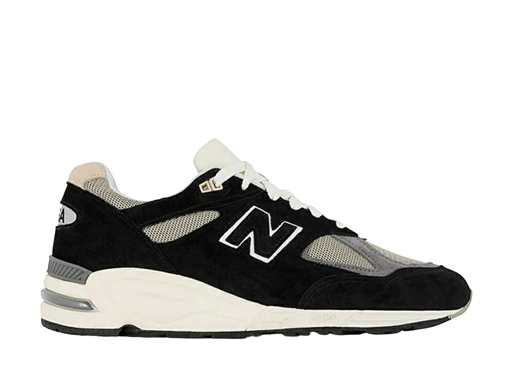 ＼百貨店大売り出し／1000円引き換え証書き著す中！New Balance ニュー平衡にする 990V2 黒いこと/トゥルーカモ ニュー平衡にする M990TE2 メンズ スニーカー 駈けっくらシューズ 21SN-M990TE2