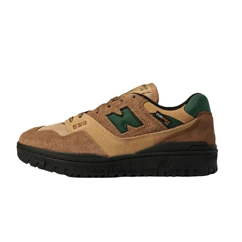 ＼百貨店大売り出し／1000円クーポン券ふり出し中！New Balance 大いさ? × ニュー平衡にする 550 コーデュラパック ともし火赤銅色/緑であること ニュー平衡にする BB550SZ1 メンズ スニーカー 駈けっくらシューズ 21SN-BB550SZ1