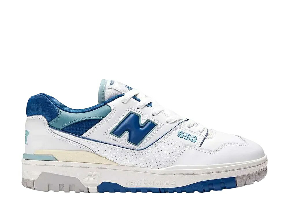 ＼百貨店大売り出し／1000円引き換え証ふり出し中！New Balance ニュー平衡にする 550 白いこと/青色地球儀 ニュー平衡にする BB550NCC メンズ スニーカー 駈けっくらシューズ 21SN-BB550NCC
