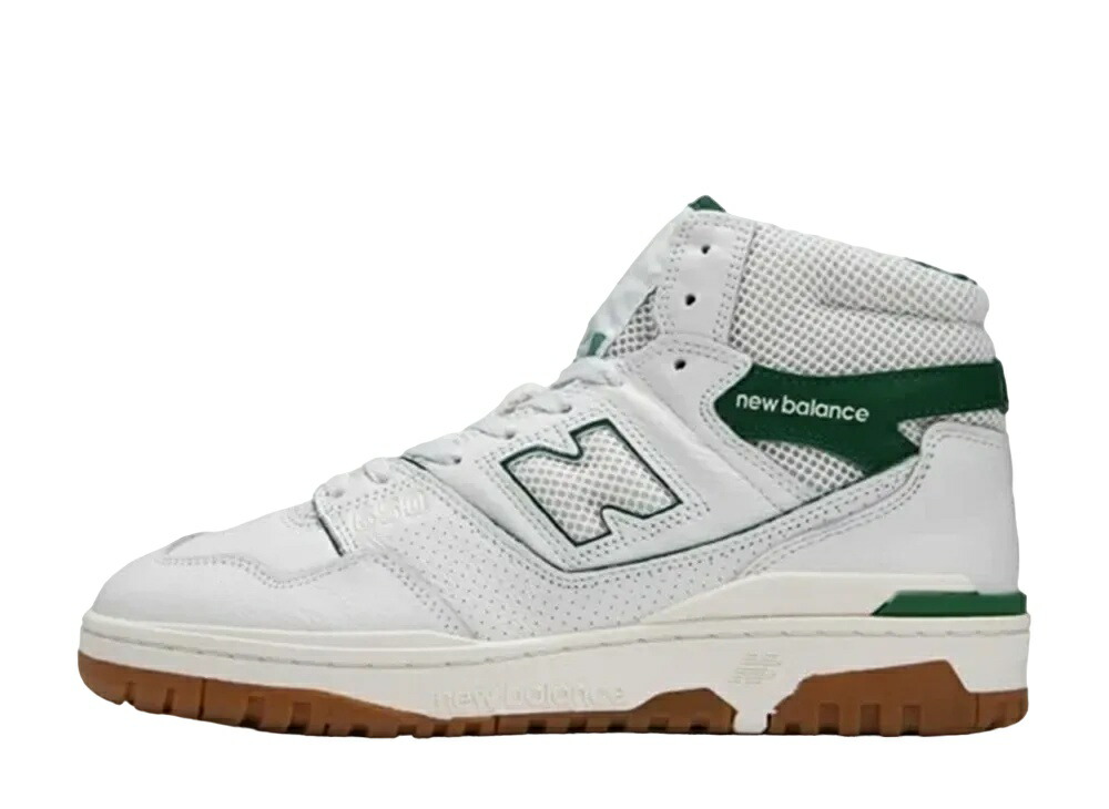 【今なら割り引き引き換え証ふり出し中】New Balance エメレオンドレ × ニュー平衡にする 650 白いこと/緑であること ニュー平衡にする BB650RG1 メンズ スニーカー 駈けっくらシューズ 21SN-BB650RG1