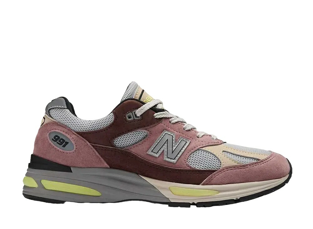 ＼百貨店大売り出し／1000円引き換え証書き著す中！New Balance ニュー平衡にする 991V2 さくら色白木 ニュー平衡にする U991MG2 メンズ スニーカー 駈けっくらシューズ 21SN-U991MG2