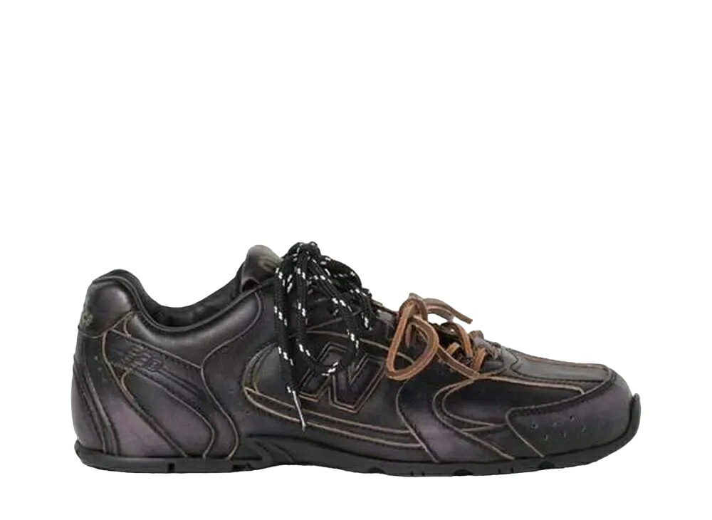 ＼百貨店大売り出し／1000円引き換え証ふり出し中！New Balance ミュウミュウ × ニュー平衡にする ウィメンズ 530 SL なめし革 スニーカー 黒いこと ニュー平衡にする 5E165E_3F33_F0002_F_D005 ウィメンズ レディース スニーカー 駈けっくらシューズ 21SN-5E165E_3F33_F0002_F_D005