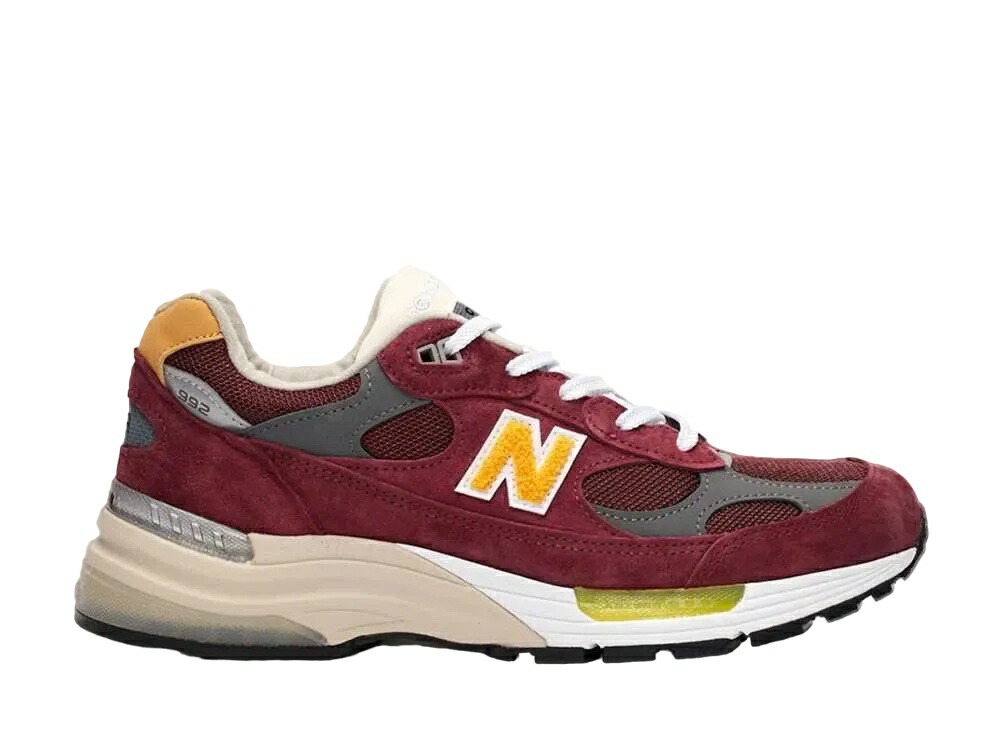＼百貨店大売り出し／1000円クーポン券ふり出し中！New Balance ニュー平衡にする 992 バーガンディーゴールド ニュー平衡にする M992CA メンズ スニーカー 駈けっくらシューズ 21SN-M992CA