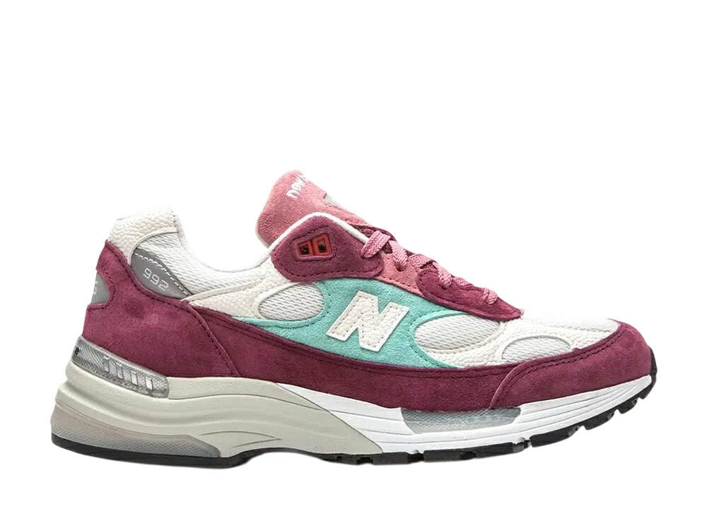 【ポイント5倍】New Balance キス × ニューバランス 992 キスマス バーガンディー/ホワイト ニューバランス M992KB メンズ スニーカー ランニングシューズ 21SN-M992KB