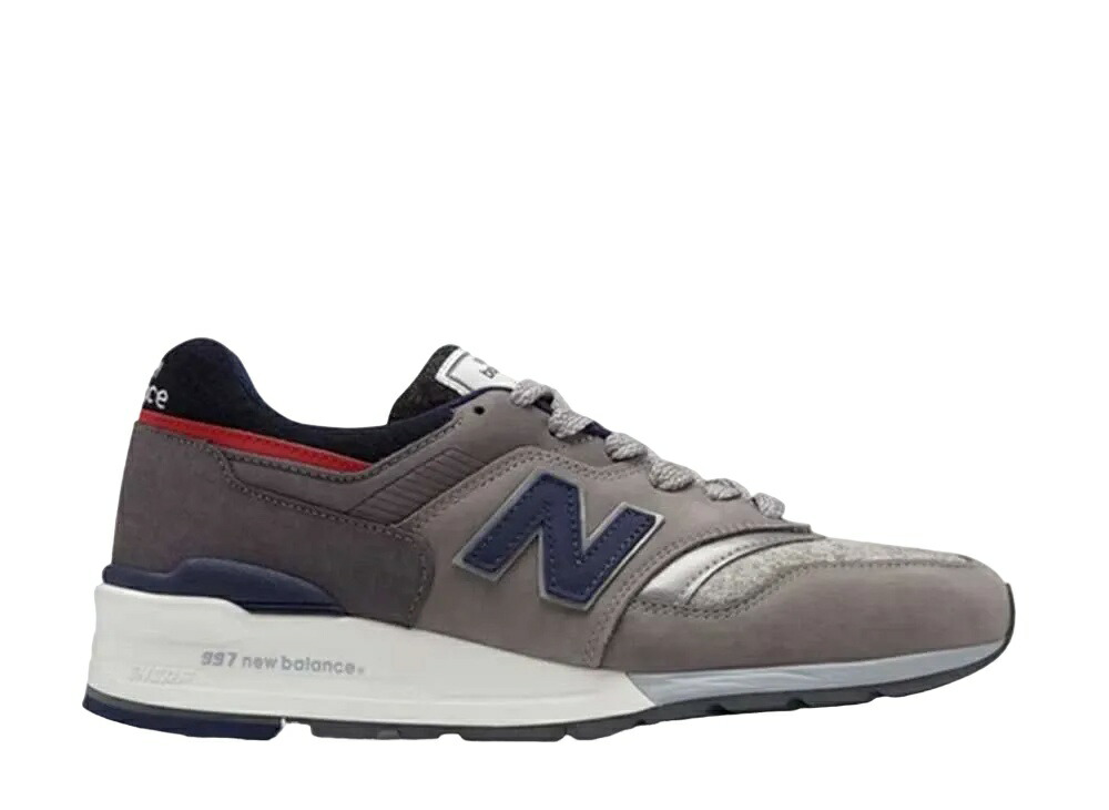 【ポイント5倍】New Balance ウールリッチ × ニューバランス 997 グレー/ネイビー レッド ニューバランス M997WL メンズ スニーカー ランニングシューズ 21SN-M997WL