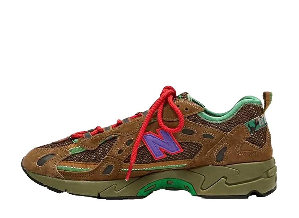 【今なら割引クーポン発行中】!New Balance ストレイラッツ &times; ニューバランス 827 ブラウン/グリーン ニューバランス ML827SR2 メンズ スニーカー ランニングシューズ 21SN-ML827SR2｜HYPE GUARD【公式】店 43,940円