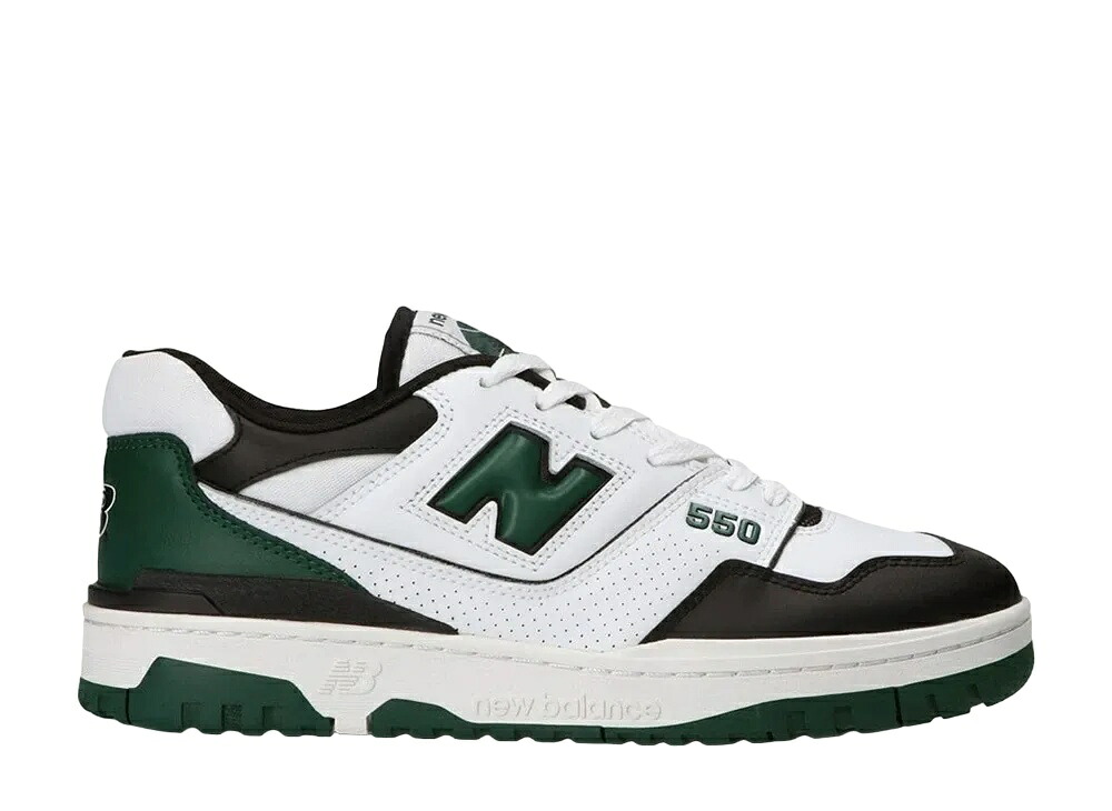 ＼百貨店大売り出し／1000円クーポン券振り出し中！New Balance ニュー平衡にする 550 白いこと/緑であること ニュー平衡にする BB550LE1 メンズ スニーカー 駈けっくらシューズ 21SN-BB550LE1