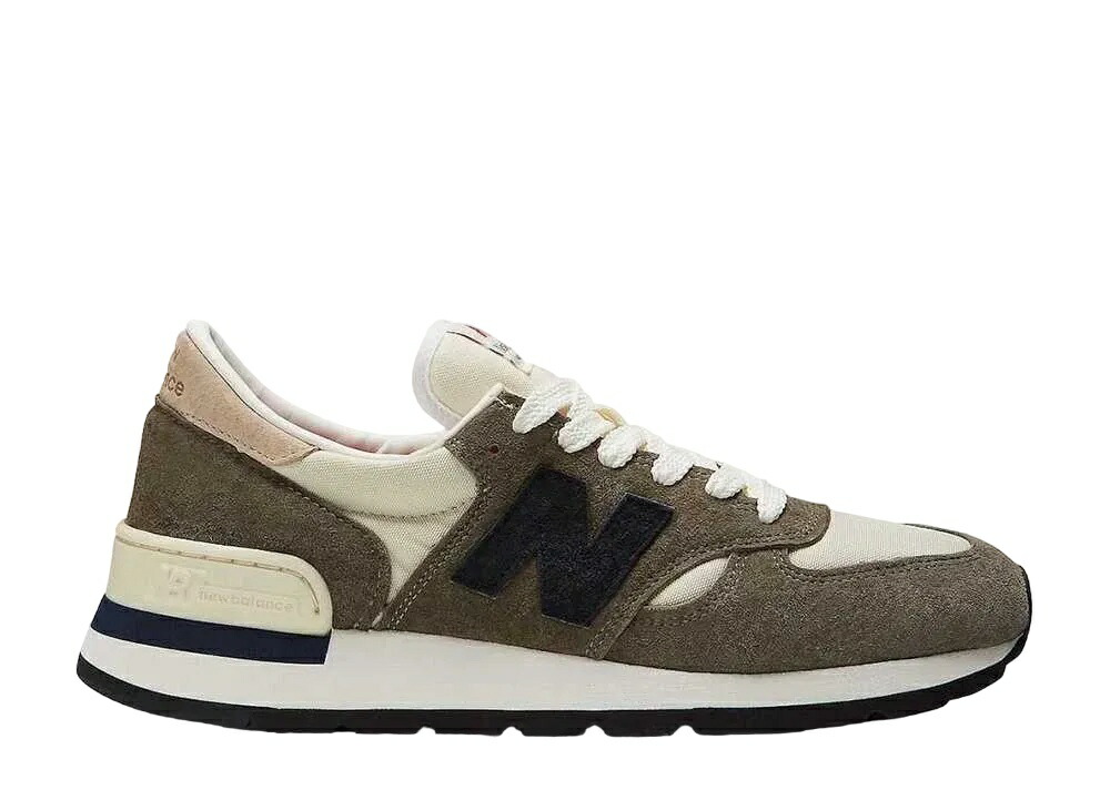 ＼百貨店大売り出し／1000円引き換え証書き著す中！New Balance ニュー平衡にする 990V1 オリーブ ニュー平衡にする M990WG1 メンズ スニーカー 駈けっくらシューズ 21SN-M990WG1