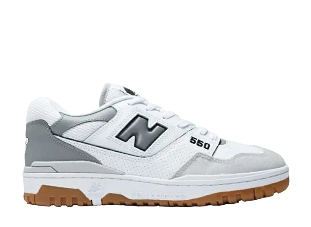 ＼百貨店大売り出し／1000円クーポン券ふり出し中！New Balance ニュー平衡にする 550 白いこと/薄墨色 ニュー平衡にする BB550ESC メンズ スニーカー 駈けっくらシューズ 21SN-BB550ESC