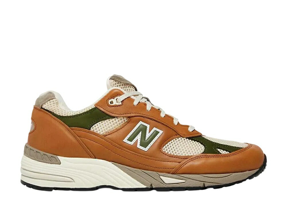 【ポイント5倍】New Balance エメレオンドレ × ニューバランス 991 タン/グリーン ニューバランス M991LIO メンズ スニーカー ランニングシューズ 21SN-M991LIO