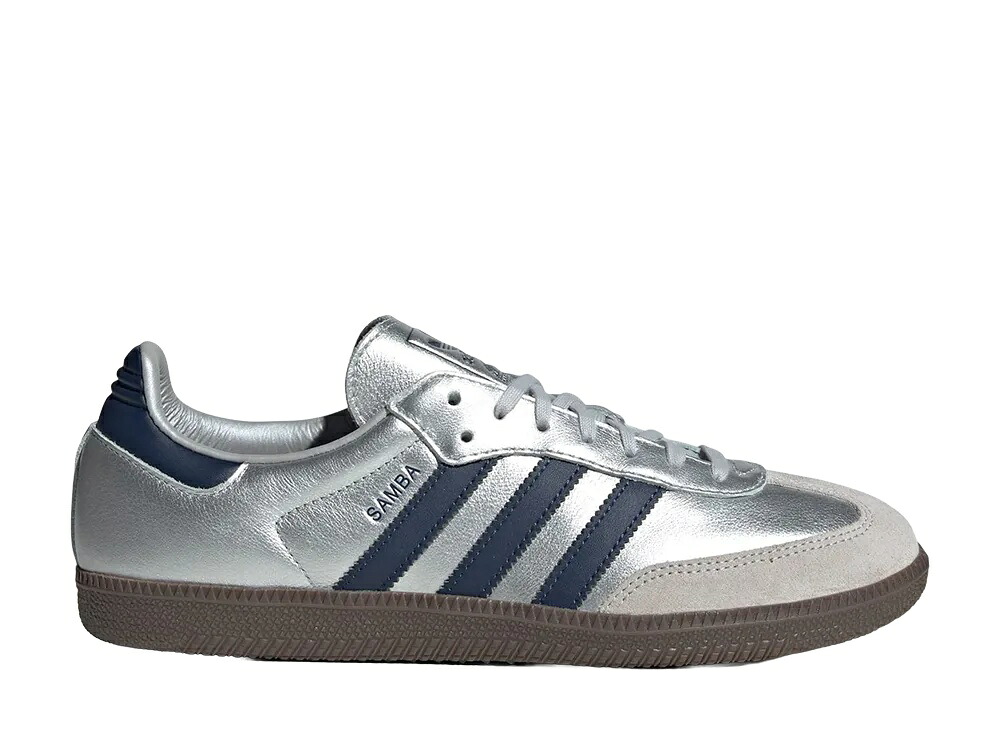 ＼百貨店大売り出し／1000円クーポン券ふり出し中！adidas アディダス サンバ OG つや消ししろがね色/ナイトインディゴ アディダス 天使の都市2685 メンズ スニーカー 駈けっくらシューズ 21SN-天使の都市2685