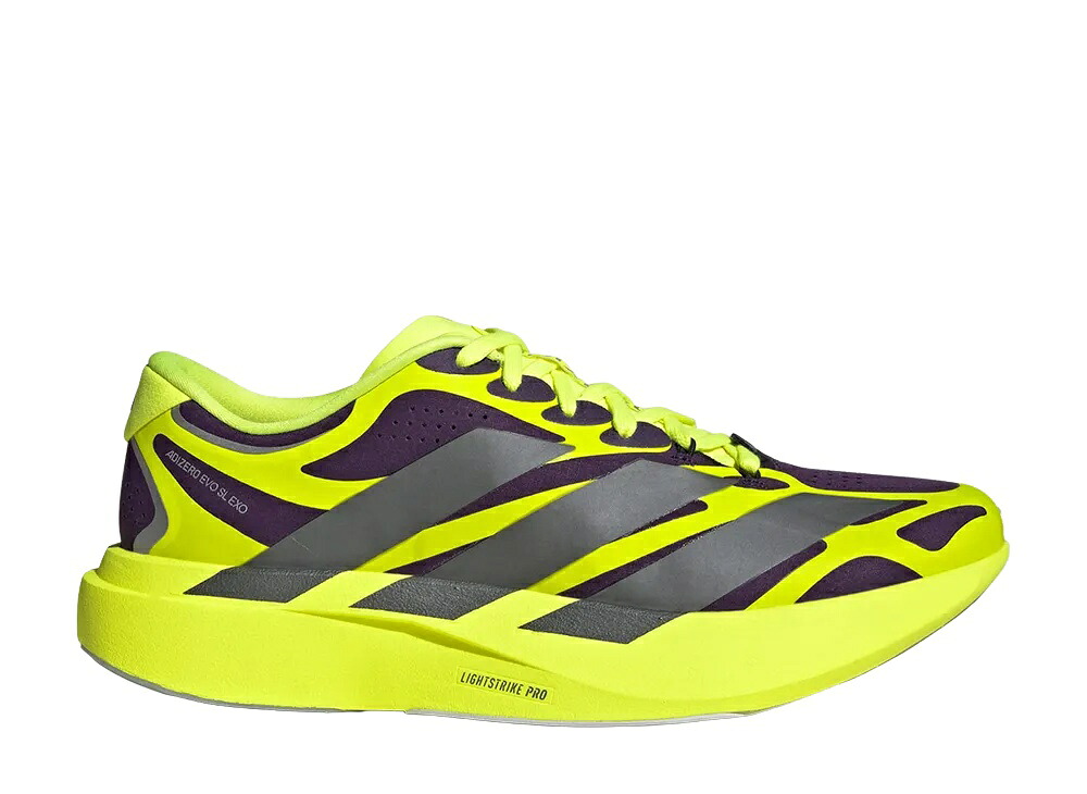 ＼百貨店大売り出し／1000円引き換え証書き著す中！adidas アディダス アディゼロ EVO SL EXO シューズ オーロラ酸桃/アイアンメタリック/ソーラー黄色 アディダス KI4772 メンズ スニーカー 駈けっくらシューズ 21SN-KI4772