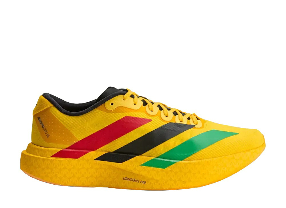 【今なら割り引き引き換え証ふり出し中】adidas シリングマーリー × アディダス アディゼロ エヴォ SL 塗板ゴールド/生々しい緑であること/ピュアルビー アディダス KJ3625 メンズ スニーカー 駈けっくらシューズ 21SN-KJ3625