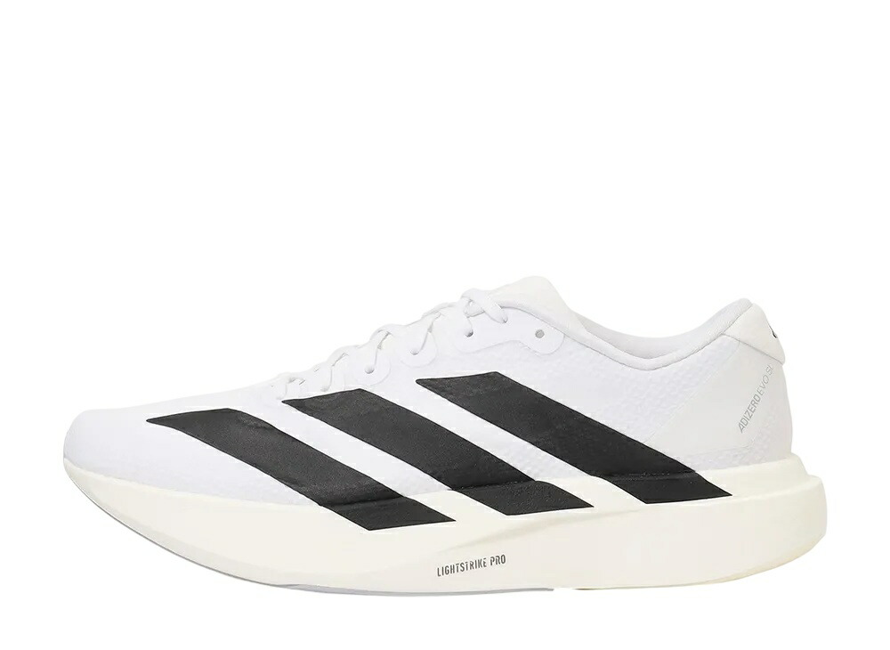 【今なら割り引き引き換え証ふり出し中】adidas アディダス アディゼロ エヴォ SL ウーブン フットウェアホワイト/中核グループ黒いこと アディダス JR1912 メンズ スニーカー 駈けっくらシューズ 21SN-JR1912