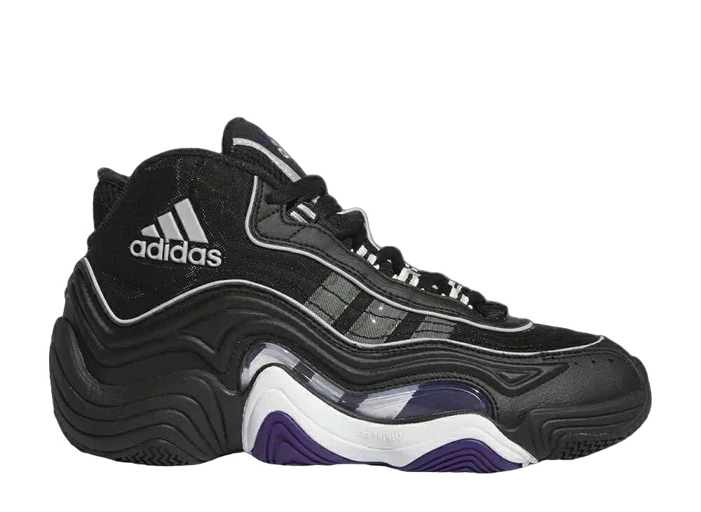 ＼百貨店大売り出し／1000円引き換え証書き著す中！adidas アディダス クレイジー98 レイカーズ アウェイ 黒いこと/中核グループ白いこと/カレッジエイトパープル アディダス IG8341 メンズ スニーカー 駈けっくらシューズ 21SN-IG8341