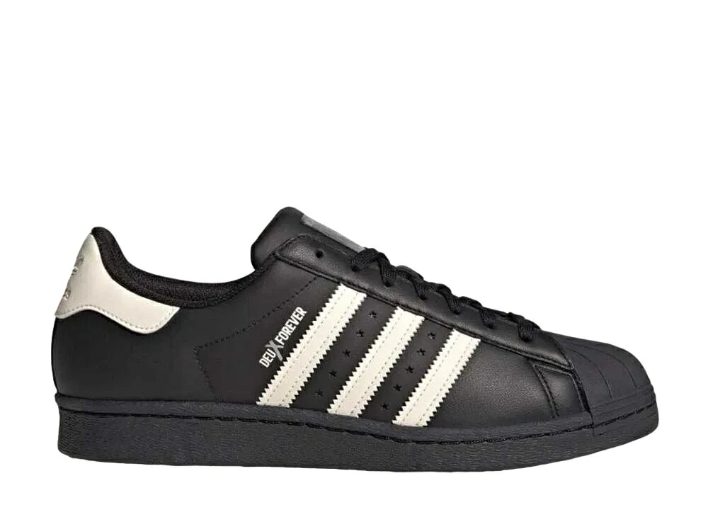 【割引クーポンあり】adidas デュース × アディダス スーパースター80s コアブラック/オフホワイト/シルバーメタリック アディダス IF6291 メンズ スニーカー ランニングシューズ 21SN-IF6291