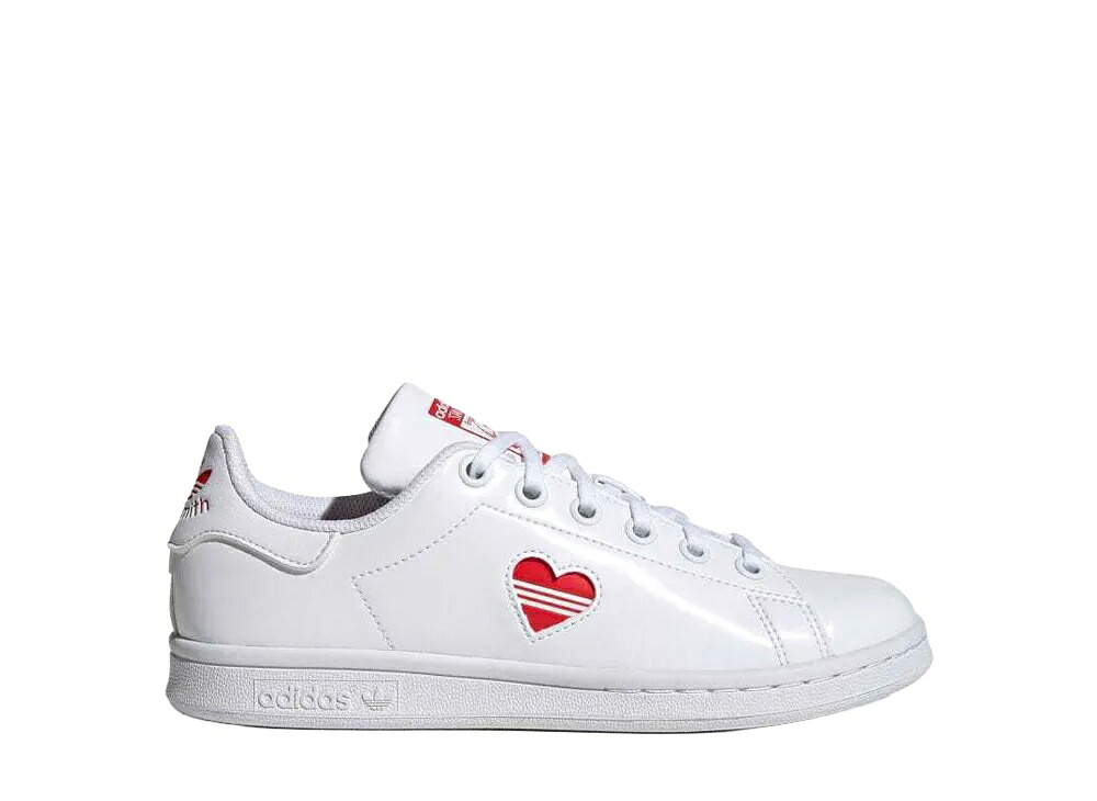 5/20【1000円割り引き引き換え証】adidas アディダス GS 立場し損ない バレンタインデー2021 白いこと/積極的赤いこと (キッズ) アディダス FY4481 成年者も履ける キッズモデル ウィメンズ レディース スニーカー 駈けっくらシューズ キッズスニーカー もの言う花シューズ 21SN-FY4481