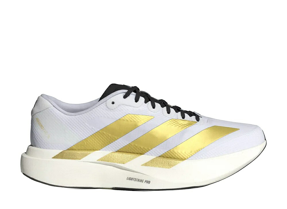 ＼百貨店大売り出し／1000円引き換え証書き著す中！adidas アディダス アディゼロ クラウドホワイト/引っ敷きゴールド アディダス JQ4441 メンズ スニーカー 駈けっくらシューズ 21SN-JQ4441