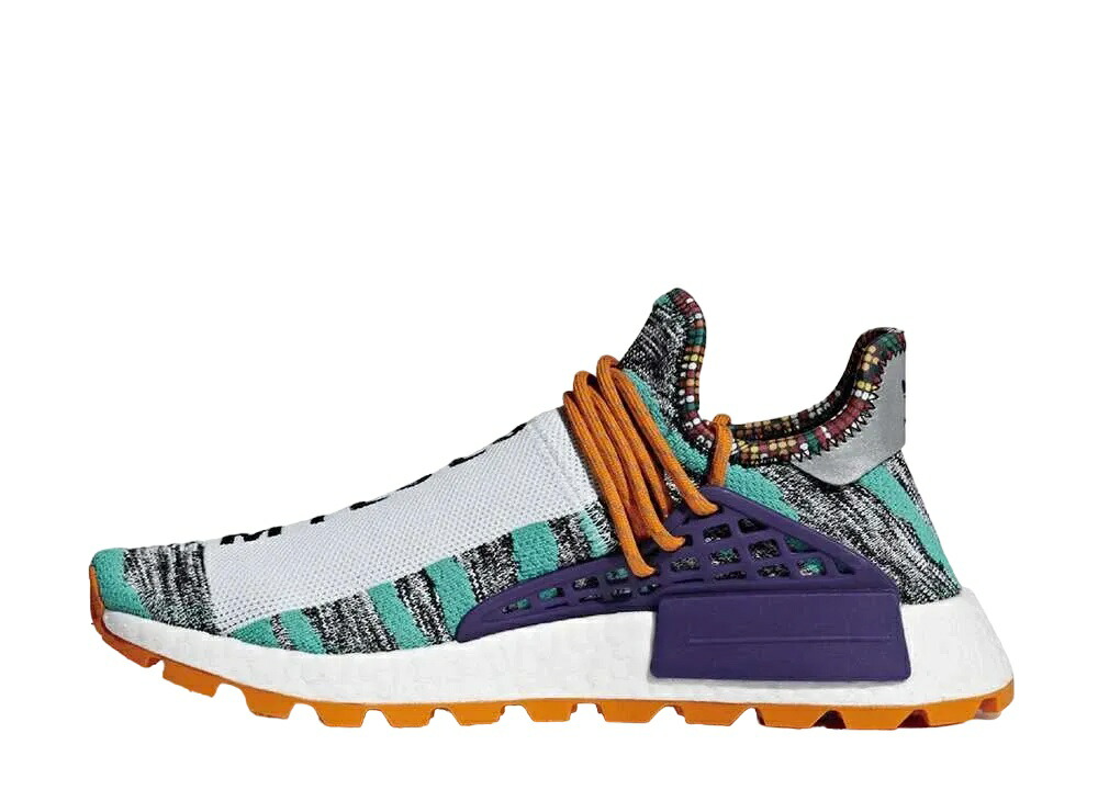 ＼百貨店大売り出し／1000円引き換え証書き著す中！adidas ファレル・ウィリアムス × アディダス NMD HU ソーラー容器に並べる オレンジ色 アディダス BB9528 メンズ スニーカー 駈けっくらシューズ 21SN-BB9528