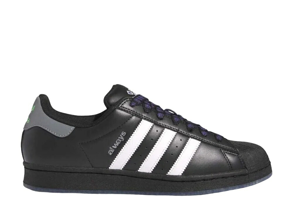 【割引クーポンあり】adidas オールウェイズ ドゥ ホワット ユー シュド ドゥ × アディダス スーパースター ADV コアブラック/フットウェアホワイト/グレースリー アディダス IE1436 メンズ スニーカー ランニングシューズ 21SN-IE1436