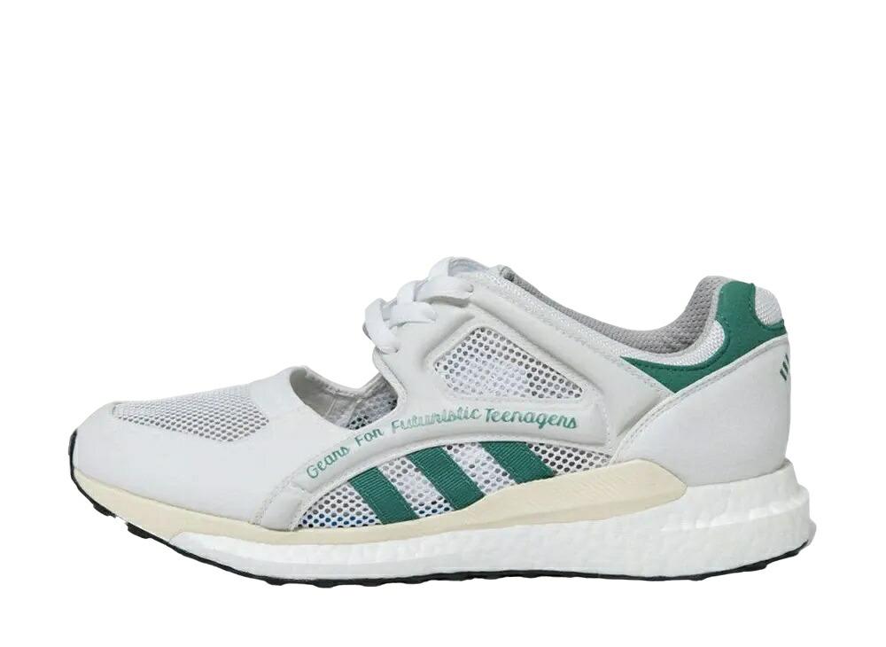 ＼百貨店大売り出し／1000円引き換え証書き著す中！adidas ヒューマンお手伝いさん × アディダス EQT 一ころ HM フットウェア 白いこと/緑であること アディダス GX6245 メンズ スニーカー 駈けっくらシューズ 21SN-GX6245