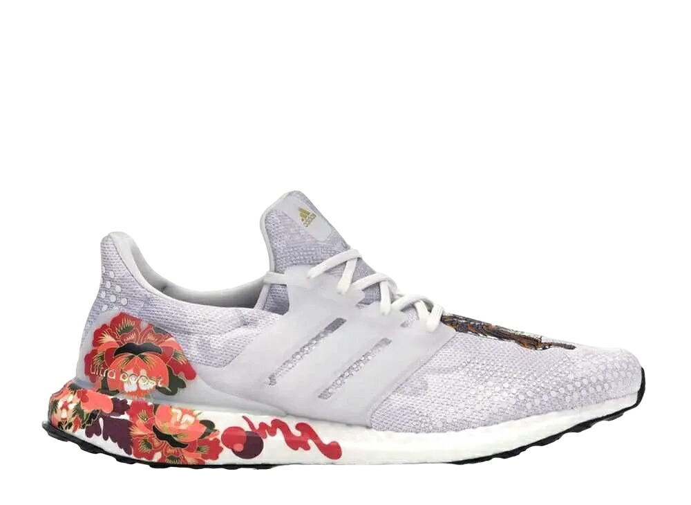 ＼百貨店大売り出し／1000円引き換え証書き著す中！adidas アディダス ウルトラブースト デオキシリボ核酸 チャイニーズ ニュー イヤー 白いこと (2020) アディダス FW4313 メンズ スニーカー 駈けっくらシューズ 21SN-FW4313