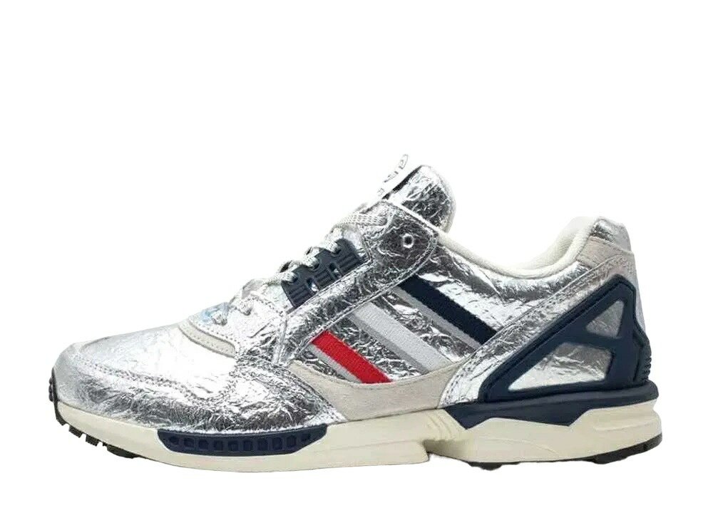 ＼百貨店大売り出し／1000円引き換え証書き著す中！adidas コンセプツ × アディダス ZX 9000 しろがね色 アディダス FX9966 メンズ スニーカー 駈けっくらシューズ 21SN-FX9966
