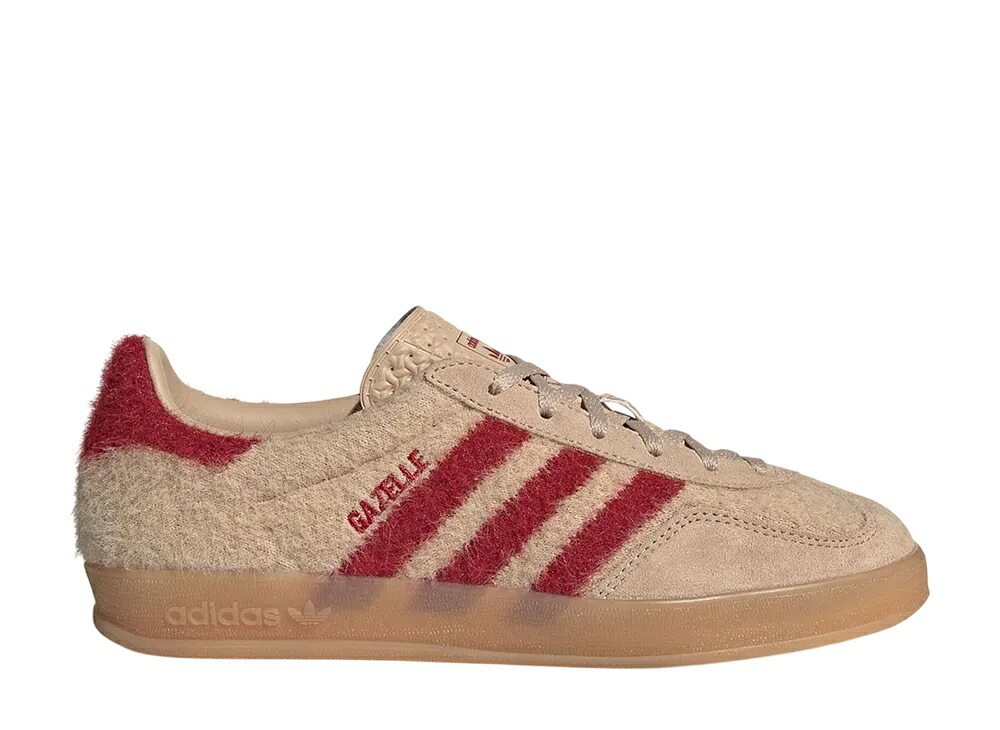 【今なら銀行割引クーポン券振り出し中】adidas アディダス ウィメンズ ガゼル インドア 神通力ベージュ/野球クラブ制勝赤いこと/チュインガム アディダス JP8341 ウィメンズ レディース スニーカー 駈けっくらシューズ 21SN-JP8341