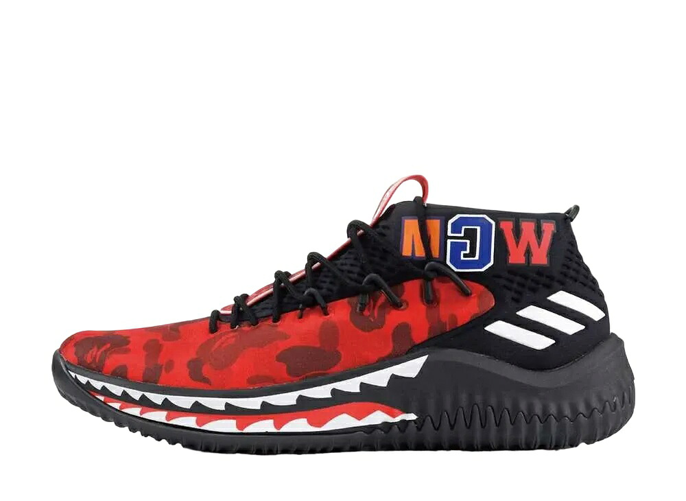 【今なら割引クーポン発行中】!adidas アベイシングエイプ &times; アディダス デイム4 パック レッド アディダス AP9976 メンズ スニーカー ランニングシューズ 21SN-AP9976｜HYPE GUARD【公式】店