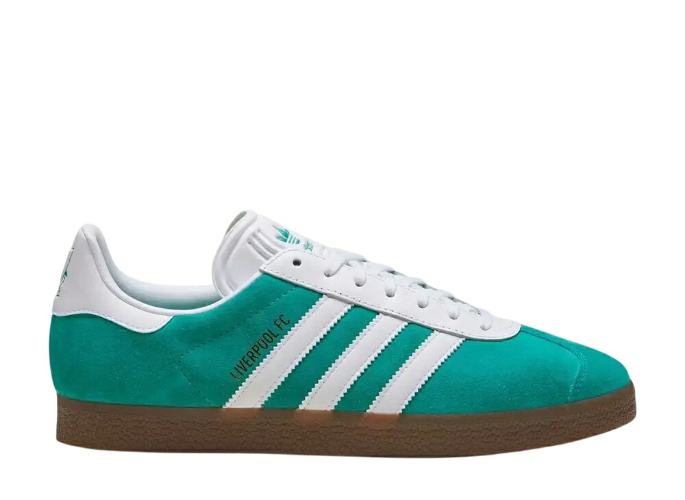 ＼百貨店大売り出し／1000円引き換え証ふり出し中！adidas リヴァプールFC x アディダス ガゼル シーグリーン アディダス JR4159 メンズ スニーカー 駈けっくらシューズ 21SN-JR4159