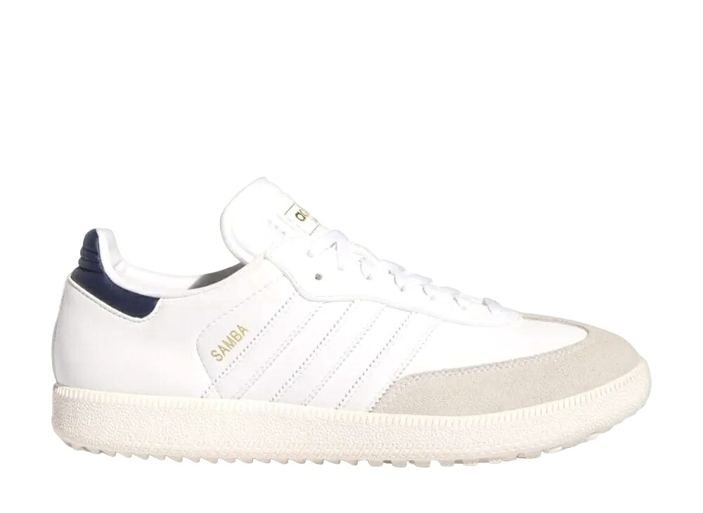 ＼百貨店大売り出し／1000円引き換え証書き著す中！adidas アディダス サンバ ゴルフ フットウェアホワイト/カレッジネイビー/象牙色 アディダス IE4870 メンズ スニーカー 駈けっくらシューズ 21SN-IE4870