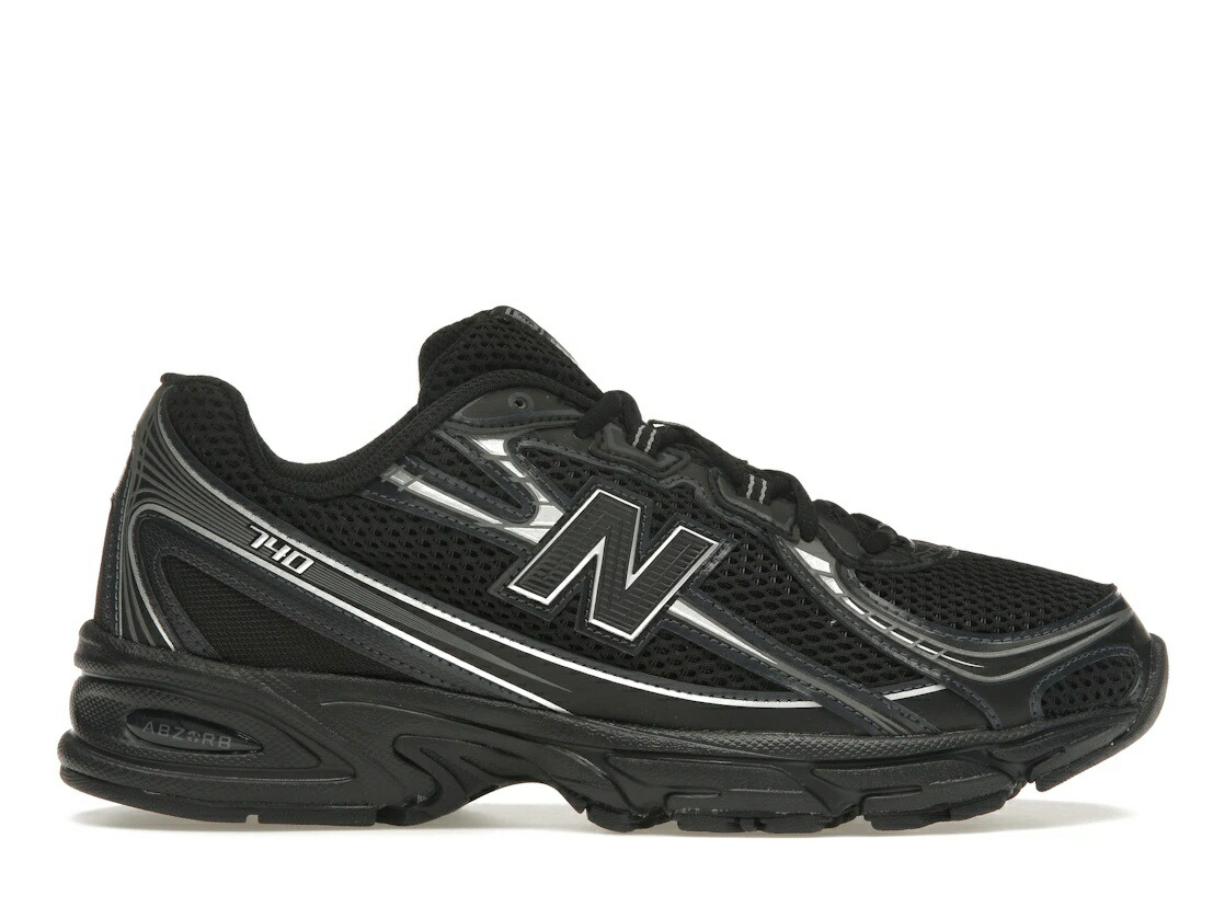 ＼百貨店大売り出し／1000円クーポン券ふり出し中！New Balance New Balance 740v2 Black Grey Silver ニュー平衡にする U740BM2 メンズ スニーカー 駈けっくらシューズ 19SX-20260508125623-016